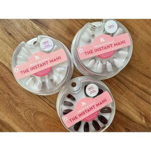 Olive & June The Instant Mani 3 Pack of Press on Nails New Medium Length